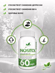 Natural Supp Inositol, 60 капс