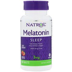 Natrol Melatonin, 3 мг, 90 таб