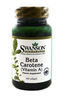 Swanson Beta Carotine ( Vitamin A), 250 капс