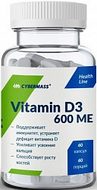 CYBERMASS Vitamin D3 600 ME, 60 капс