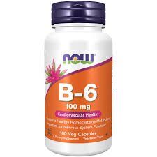 NOW B6 100 mg 100 Cap